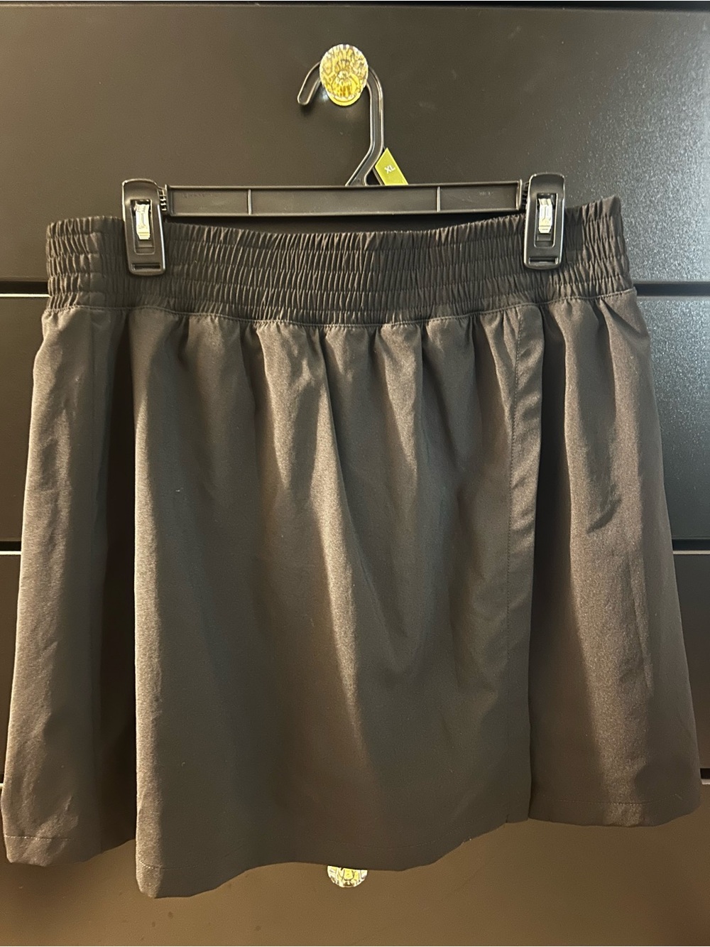 MTA Sport Black Elastic Waist Skirt